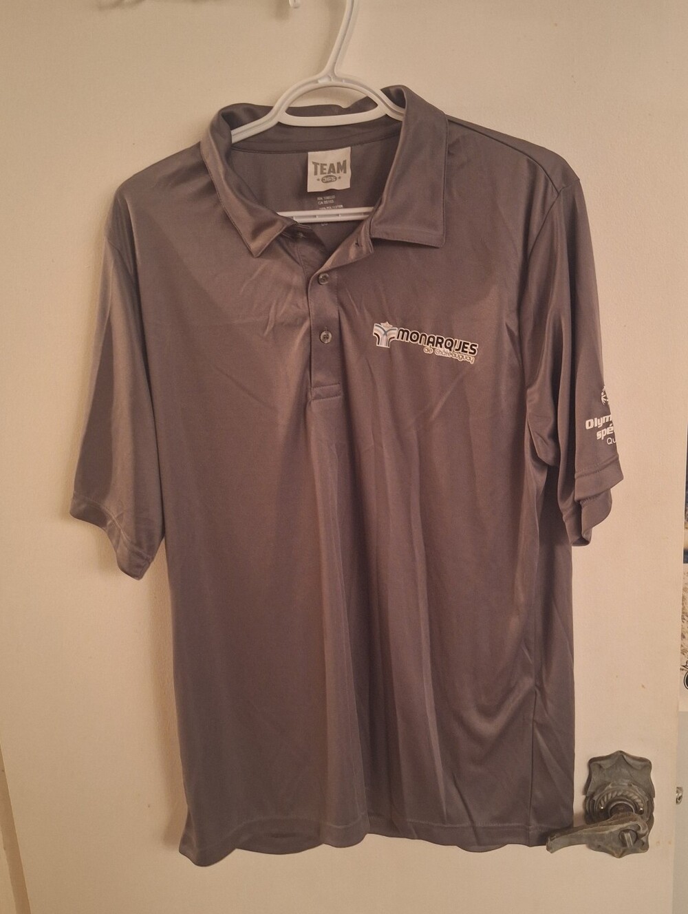 Men's Gray Performance Polo